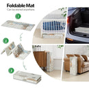 Fodoss Baby Playpen with Mat, Small Play Pen(47x47inch), for Babies and Toddlers, Pen Apartment, Yard Baby, Fence Area Playyard Activity Center (Dark Gray) by TinyTreasures Baby Boutique