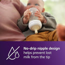 Philips Avent Natural Baby Bottles with Natural Response Nipples (Medium Flow, Flow 3), 9oz, 4-Pack, SCY903/04 by TinyTreasures Baby Boutique