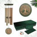 Gifts for Mom & Grandma - Outdoor Wind Chimes with Engraved Tree of Life, Large Patio Hanging Decor for Garden, Yard, Christmas, Anniversary Celebrations by CozyNest Decor