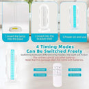 UV Light Sanitizer,UVC Home Disinfection Device 4-Speed Timing and Remote Control,Ultraviolet Light Sanitizer,UV Lamp for Whole Room,White by GreenHaven Gardens