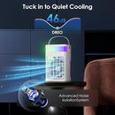 Portable Air Conditioner,Cooling Fan with 3 Speeds & 3 Modes,1500ML Mini Air Conditioner with Remote, Air Conditioner Fan,Night Light,Evaporative Air Cooler for Home/Office by CozyNest Decor