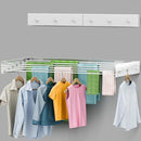 Foldable Wall Mounted Drying Rack 40 inch - Easy to Install Hanging Rack for Laundry Room - Space Saving Design with 66-lb Capacity - Perfect Drying Racks for Clothes Towels & More by CozyNest Decor