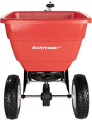 EarthWay Products T150 150lb Towable Broadcast Fertilizer Spreader, Seed Spreader, Pull Behind Aerator/Seeder for Garden Tractor, Easy Flow Control, Adjustable, Non-Skid Tires by GreenHaven Gardens