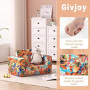 Toddler Chair Kids Couch, 2-in-1 Toddler Soft Sherpa Couch Fold Out Armchair with Removable Cover, Convertible Reading Chair Toddler Sofa for Kids, Orange Dinosaur by CozyNest Decor