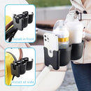 Baby Stroller Cup Holder with Phone Holder, 3-in-1 Bottle Holder, 360 Removable Degrees Rotation Drink Holder for Wheelchair, Stroller, Bike, Walker, Scooter, Bicycle, Uppababy, Nuna, Bugaboo, Doona. by TinyTreasures Baby Boutique