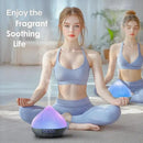 500ML Essential Oil Diffuser: Aroma Diffuser with Remote Control for Hotel Spa Yoga Room Humidifier with 14 Colors LED Night Light for Bedroom Home Relaxation, Black by CozyNest Decor