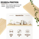 Floating Shelves for Wall, USA-Sourced Maple Wood 55 Inch Long Wall Shelves, Natural Wooden Mounted Picture Ledge Shelf, Nursery Book Storage Shelf Kids Bookshelf, Display Shelf for Bathroom by TinyTreasures Baby Boutique
