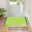 LUMI Ultra Thin Door Mat for Entryway,36"x59" Low Profile Non Slip Rubber Backing Indoor Doormat, Easy Clean Welcome Entrance Mat for Inside House, Patio, Brown by CozyNest Decor