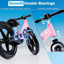 Ridego 12 or 14 Inch Balance Bike for Kids 2-6 Year Old,Lightweight Kids Bike with Adjustable Seat, Push Bicycle with Air Rubber Tires，Ride-on Toys Birthday Gift by TinyTreasures Baby Boutique