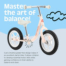 Retrospec Cub Toddler 12" Balance Bike, 18 Months - 3 Years Old, No Pedal Beginner Kids Bicycle for Girls & Boys, Flat-Free Tires, Adjustable Seat, & Durable Frame by TinyTreasures Baby Boutique