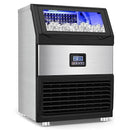 Commercial Ice Maker Machine 300LBS/24H with 75LBS Storage Bin, Stainless Steel Undercounter/Freestanding Ice Maker Machine for Home Bar Outdoor, 108PCS Ice Cubes Ice Machine, Self Cleaning by CozyNest Decor