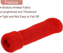 uxcell 6Pcs Door Handle Covers, Knitted Anti-Scald Door Knob Protector Door Knob Cover for Hot Doors and Cold Doors, Red by TinyTreasures Baby Boutique