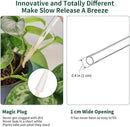 6.4 oz Medium Plant Self Watering Globes, Light Iridescent Glass Water Bulbs for Indoor Plants, Vacation Watering System, Self-Watering Stakes, Automatic Plant Waterer, 4 Pack by GreenHaven Gardens