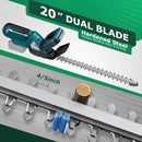 Cordless Hedge Trimmer for Makita 18V Battery, Electric Bush Trimmer 22 Inches Dual-Action, 3/4" Cutting Capacity Handheld Shrub Pruning Trimmer for Garden, Grass, Lawn(NO Battery) by GreenHaven Gardens