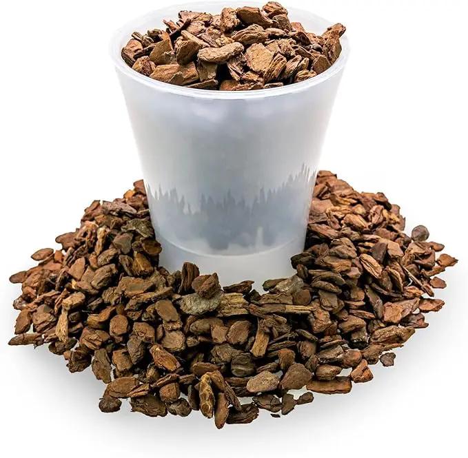 Premium Grade New Zealand Pinus Radiata Bark by Gardenera - 10 Quart - Organic Hand Mixed New Zealand Pine Bark for Orchids - Medium Chips 9-12mm - 2 Bags of 5 Quart, photo 3 of 6