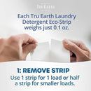 Tru Earth Platinum - Heavy Duty Laundry Detergent Sheets - Up to 128 Loads (64 Count), Fresh Linen Scent - Ultra-Concentrated Formula - Eco-Friendly Laundry Sheets by CozyNest Decor
