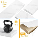 BAMEOS Floating Shelves,40 in W x 8in D Wall Mounted Wooden Shelves with Invisible Brackets Set of 2, Hanging Wall Shelves Decoration for Bedroom, Bathroom, Living Room and Kitchen by CozyNest Decor