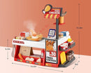 Kids Kitchen Food PlaySet - Simulated Fried Chicken Fast Food Store Toy with Cash Register, Includes Color-Changing Food, Suitable Birthday Gift for Boys and Girls Aged 3-5 by TinyTreasures Baby Boutique