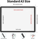 Phylosal Rechargeable A3 LED Light Pad for Diamond Painting, Ultra-Thin Magnetic Tracing Light Box for Drawing, Diamond Art Light Board with Side Button, Super Bright Light Table for Sketching (Black) by TinyTreasures Baby Boutique