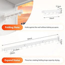 Clothes Drying Rack Wall Mounted,Drying Rack Clothing Wall Mount,Laundry Drying Rack,Collapsible Dying Racks for Laundry by CozyNest Decor