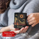 Personalized Name Coffee Mug 11oz 15oz, Custom Fantasy Castle Mug with Gothic Style, Vibrant Celestial Scene Ceramic Cup, Unique Castle Black Coffee Cup, Gifts for Her, Him by CozyNest Decor