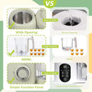 Baby Food Maker, 4 in 1 Baby Food Processor and Steamer, Puree Blender, Multifunctional Baby Puree Maker, Dishwasher Safe (Green) by TinyTreasures Baby Boutique