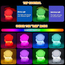 Astronaut Night Light for Kids Room Night Lamp Children Toddler Room Decor Silicone Baby Nursery Night Lights by TinyTreasures Baby Boutique