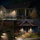URPOWER Solar Lights Outdoor, Adjustable Solar Spot Lights Outdoor, 2-in-1 Waterproof Solar Landscape Spotlights Wall Light, Dusk-to-Dawn Solar Powered Outdoor Light for Garden, Yard (2 Pack Warm) by GreenHaven Gardens