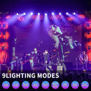 BETOPPER Stage RGB LED Par Lights, DMX Sound Activated Strobe Wash for Party, Wedding, Club, Festival by GreenHaven Gardens