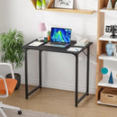 PayLessHere | 32 Inch Computer Desk | Black | Office Desk with Metal Frame, Adjustable Feet | Water-Resistant, Scratchproof Surface | Sturdy Writing Table for Home Office or Study | Pack of 1 by CozyNest Decor