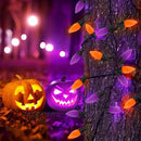 26FT LED Halloween Lights Outdoor, C7 Orange and Purple Halloween Stirng Lights with 50 LED Bulbs, Plug-in Outdoor Halloween Decorations Lights Waterproof for Halloween Patio Outdoor Party Yard Garden by GreenHaven Gardens