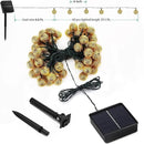 Solar Moroccan String Lights Outdoor 60 LED 36 Ft Globe Fairy Lights with 8 Lighting Modes, Waterproof Solar Powered String Lights for Garden Yard Gazebos Camping Party (Multicolor) by GreenHaven Gardens