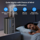 5L Smart Air Humidifiers for Bedroom with Essential Oils, Top Fill 50H Runtime Cool Mist Large Humidifiers for Home Bedroom Nursery, 28 dB Quiet Humidifier for Baby & Plants by TinyTreasures Baby Boutique