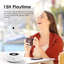 XLEADER SoundAngel A8 Bluetooth Speaker, White, 15h Music Playtime, Waterproof Case, 3.5mm Audio Cable, Micro USB Charging Cable by TinyTreasures Baby Boutique