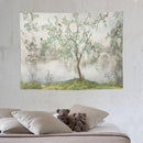 HZOHNAGO Japanese Tapestry Tree Misty Garden Lake Printed Wall Tapestry Ink Painting Wall Hanging for Bedroom Living Room Dorm 40" W x 30" H by CozyNest Decor