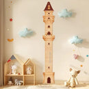 Personalized Name Growth Chart, Castle Height Chart, Customized Name Measuring Board for Kids Height, Kids Growth Measurement Decorative Wall Sticker, Nursery Growth Chart Ruler by CozyNest Decor
