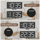 DreamSky Wooden Digital Alarm Clock for Bedroom - Loud Alarm Clock for Heavy Sleepers with Volume Control, Desk Clocks for Living Room with Large Numbers, Dimmer, DST, Wood Decor (Adapter Powered) by TinyTreasures Baby Boutique