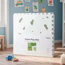 Baby Foam Play Mat-72”x 48” Baby Playmat,6-Piece Interlocking Foam Floor Tiles,Waterproof Crawling Mat,Puzzle Mat for Infants and Toddlers,Non Toxic Play Mat for Baby Tummy Time Mat(Spot) by TinyTreasures Baby Boutique
