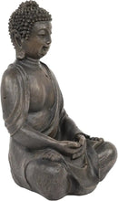 Alpine Corporation 15" Tall Indoor/Outdoor Meditating Buddha Statuary Décor by GreenHaven Gardens