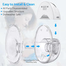 LAMSUET Electric Hands-Free Breast Pump, Strong Suction Wearable Breast Pump with 4 Modes & 12 Levels (White, 1 Pack) by TinyTreasures Baby Boutique
