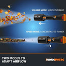 WORX Nitro WG543 20V Cordless Leaf Blower, Electric Blower with 410CFM & 130MPH, Blowers for Lawn Care with 3.8 Lbs, Battery & Charger Included by GreenHaven Gardens