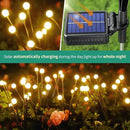 Solar Lights Outdoor Waterproof,6 Packs 48LED, Garden Decor, Patio Decor, Firefly Lights Solar Outdoor, Unique Gifts for Women by CozyNest Decor