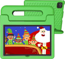 Tablet for Kids Age 3-12 10.1 inch Android 14 6000mAh 8GB RAM+64GB ROM Expandable to 1TB Kids Tablets WiFi6 Google Kids Space Parental Control 1280 * 800 HD Screen - Green by TinyTreasures Baby Boutique