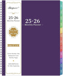 2026 Monthly Planner - JUL 2025 - DEC 2026 Planner, Planner with Colorful Tabs, 2025-2026 Calendar Planner for Daily Organizing - Waterproof Cover (8" x10", Monthly Pages & Notes, Purple) by TinyTreasures Baby Boutique