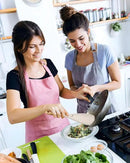 Cooking Spoon for Nonstick Cookwares, Great for Cooking and Serving Sturdy BPA-Free Matte Silicone, Wood Handle Spoon for Mixing, Scoop, and Scrape (2 Pack of Khaki, 11.4 inch) by CozyNest Decor