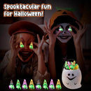 Wesiti 50 Pcs Luminous Halloween Mini Gnomes Figurines Bulk Glow in Dark Miniature Ornaments Hide and Seek Tiny Gnomes Figures Statue Halloween Party Favor Bag Fillers Garden Dollhouse Decor Gifts by CozyNest Decor