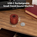 Portable White Noise Machine Mini Sound Machine with 30 Soothing Sounds Rechargeable for Adults Newborn Kids Sleep Brown Noise Machine with Memory Function 4 Timers for Travel Camping Home and Office by TinyTreasures Baby Boutique