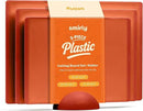 SMIRLY Plastic Cutting Board Set with Holder 3 Pieces, Non-Slip Dishwasher Safe Chopping Boards for Kitchen, Orange by CozyNest Decor