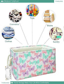 FANKANG Rectangular Laundry Basket Nursery Storage Fabric Storage Bin Storage Hamper,Gift Baskets (Butterfly) by TinyTreasures Baby Boutique