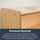 Angeles Value Line Teacher's Storage Cabinet, Classroom Shelves and Daycare Furniture, Lockable Storage Cabinet, 36" L x 19" W x 63" H by TinyTreasures Baby Boutique